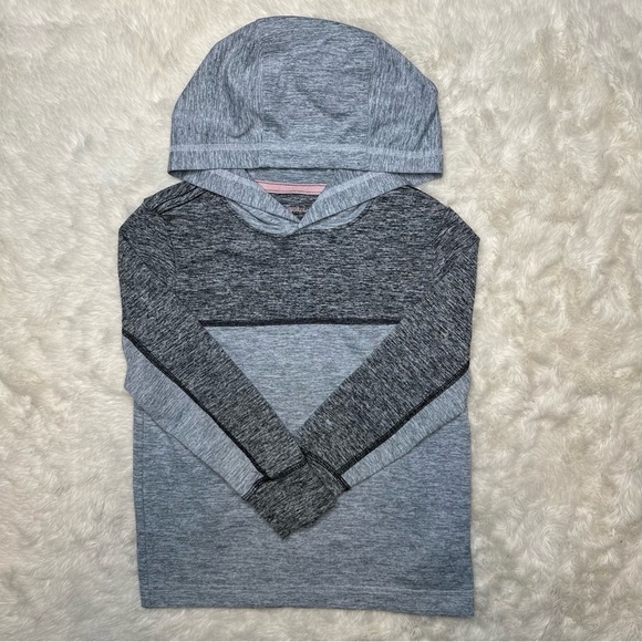 Tommy Bahama Long Sleeved Shirt Grey Hooded Size 6 - Picture 1 of 15